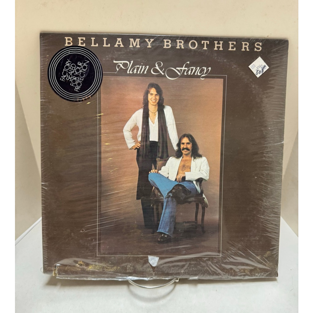 1977 Warner Bros Vinyl Record Bellamy Brothers Plain & Fancy - SEALED LP